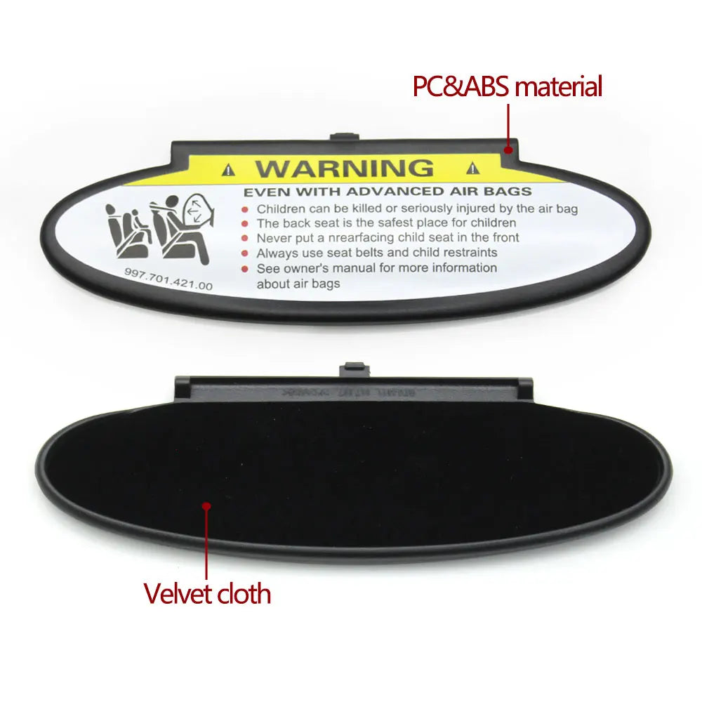 Car Interior Makeup Sun Visor Vanity Mirror Cover or Assembly For Porsche Boxster Cayman 986 987 CARRELA TARGA GT2 GT3 996 997
