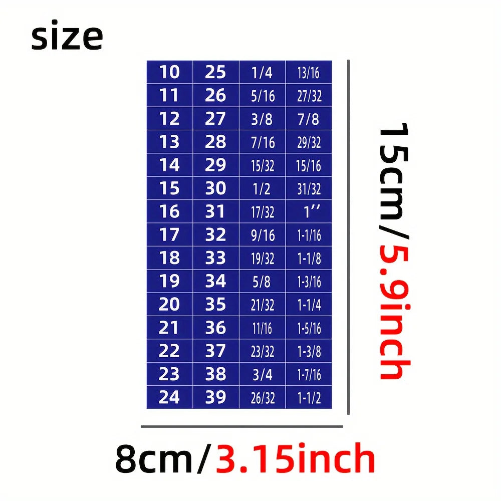 60pcs Mechanical Drive Socket Label Stickers Quick and Easy Reminder Sticker Toolbox lifestyle view