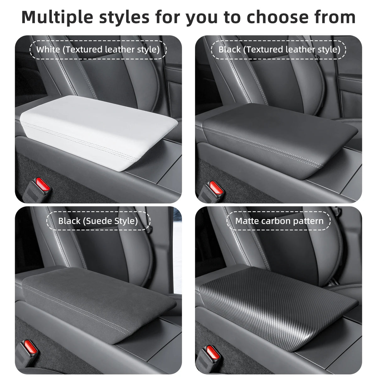For Tesla Model Y Juniper Model 3 Highland  Armrest Box Protect Cover Soft Case Center Console Anti-Scratch 2026 Car Accessories