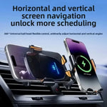 15W Car Wireless Charger | 360° Rotation Air Vent Phone Mount for iPhone Samsung detail view
