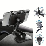 Universal Car Phone Holder 360 Degree Rotation Mobile Phone Holder GPS Cell Mobile Phone Support in Car Bracket