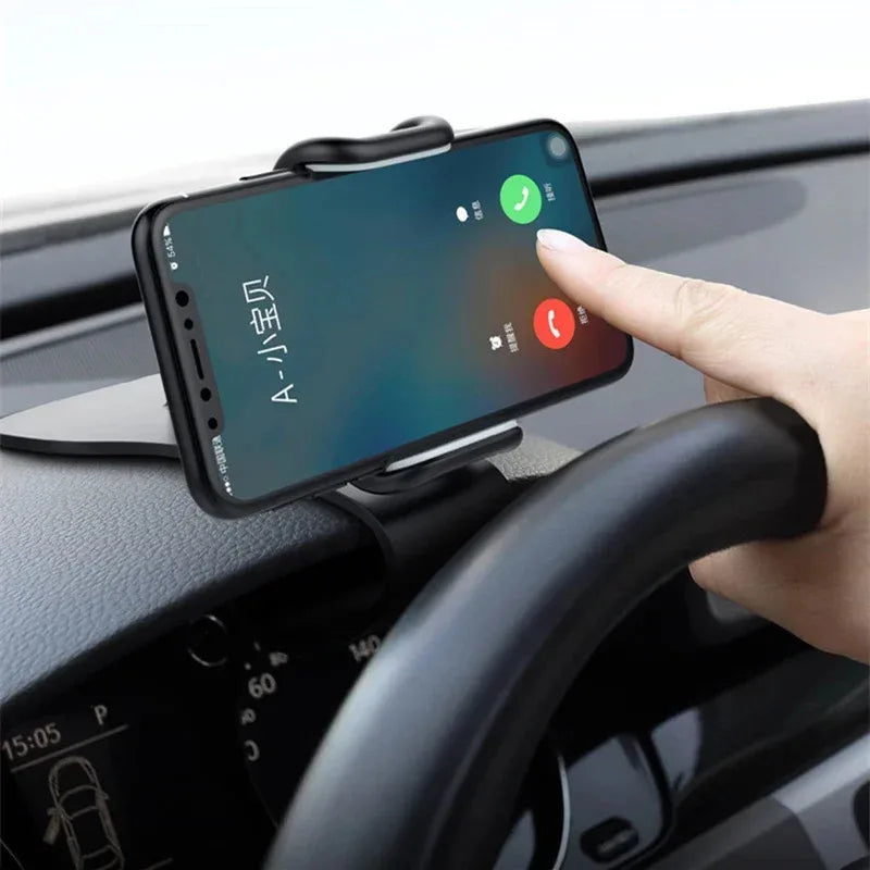 Car Mobile Phone Holder | 360 Degree Rotatable Dashboard Stand for Secure Auto Grip