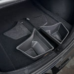 For Tesla Model 3 Highland 2024 Rear Trunk Side Storage Box | ABS with Flocking Lid additional angle