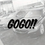 Hot Gogo Car Decal Decals Vinyls Decals Fashion Creative Car Full Body Head Styling Stickers