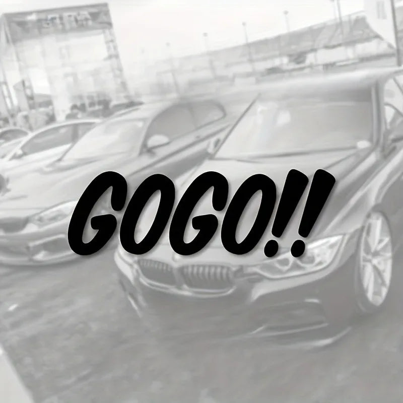 Hot Gogo Car Decal Decals Vinyls Decals Fashion Creative Car Full Body Head Styling Stickers