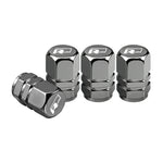 4Pcs Metal Car Tire Valve Caps for VW Models | Dust-Proof Tire Stem Covers lifestyle view