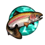 Car Stickers Wild Brown Trout Caravan Accessories Personality, Sticker Products Exterior Parts PVC Stylish, Decoration Cute,