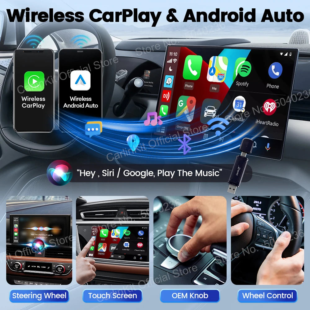 2air Mini 5 Pro CarlinKit 5.0 Wireless CarPlay Wireless Android Auto Box 5Ghz WiFi additional angle
