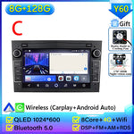 Car Radio Android Auto For Opel Corsa C D Vivaro Astra H J Vectra Antara Zafira Meriva close-up view