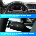 10 UI Cluster Dashboard for BMW 3 Series M3 E46 1998-2005 | Digital Speedometer & LCD close-up view