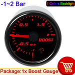 7 Color 2" 52mm Tachometer RPM Meter LED Car Auto Gauge | Universal for Gasoline Moto lifestyle view