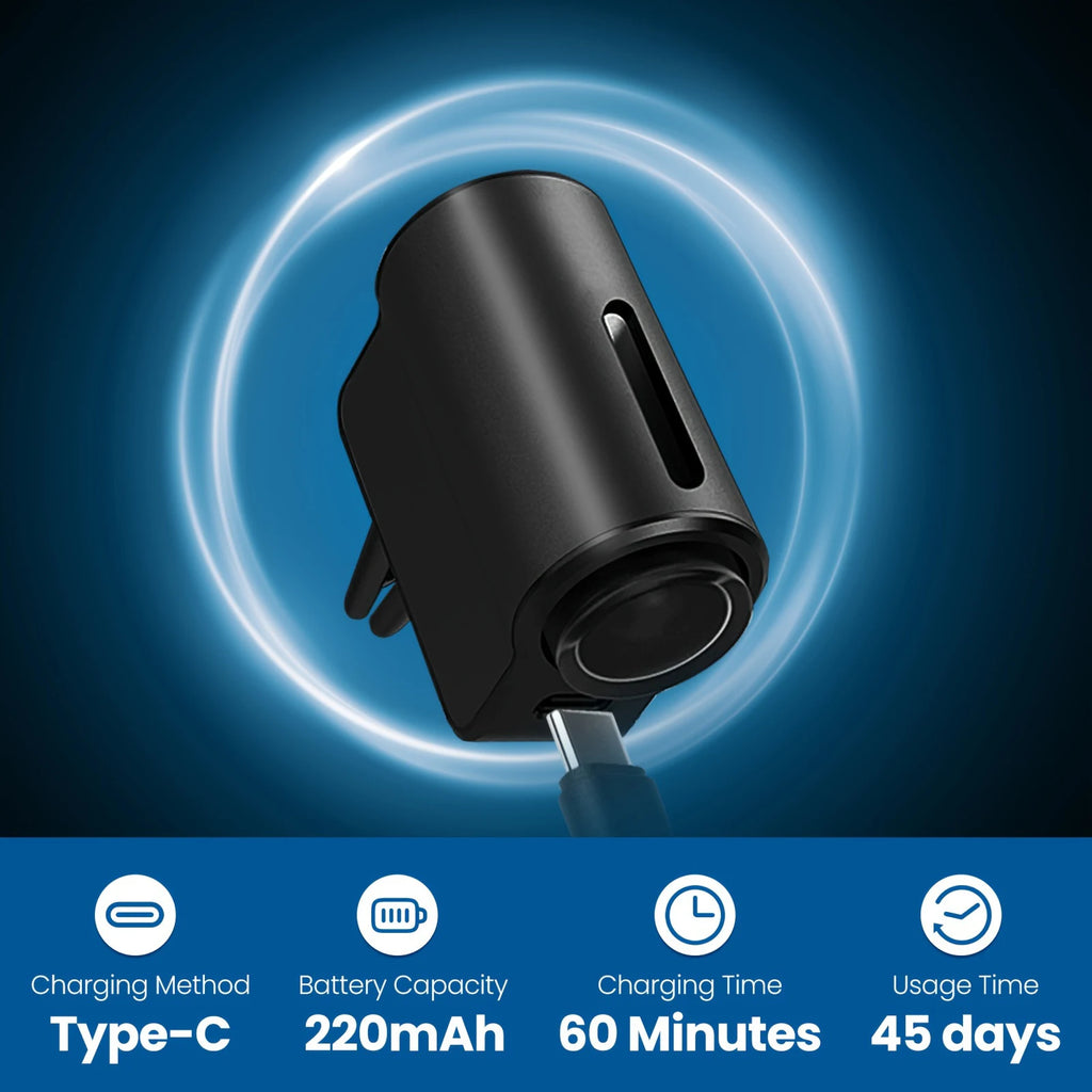 Electric Car Air Freshener | USB Aroma Diffuser for Auto Vent close-up view