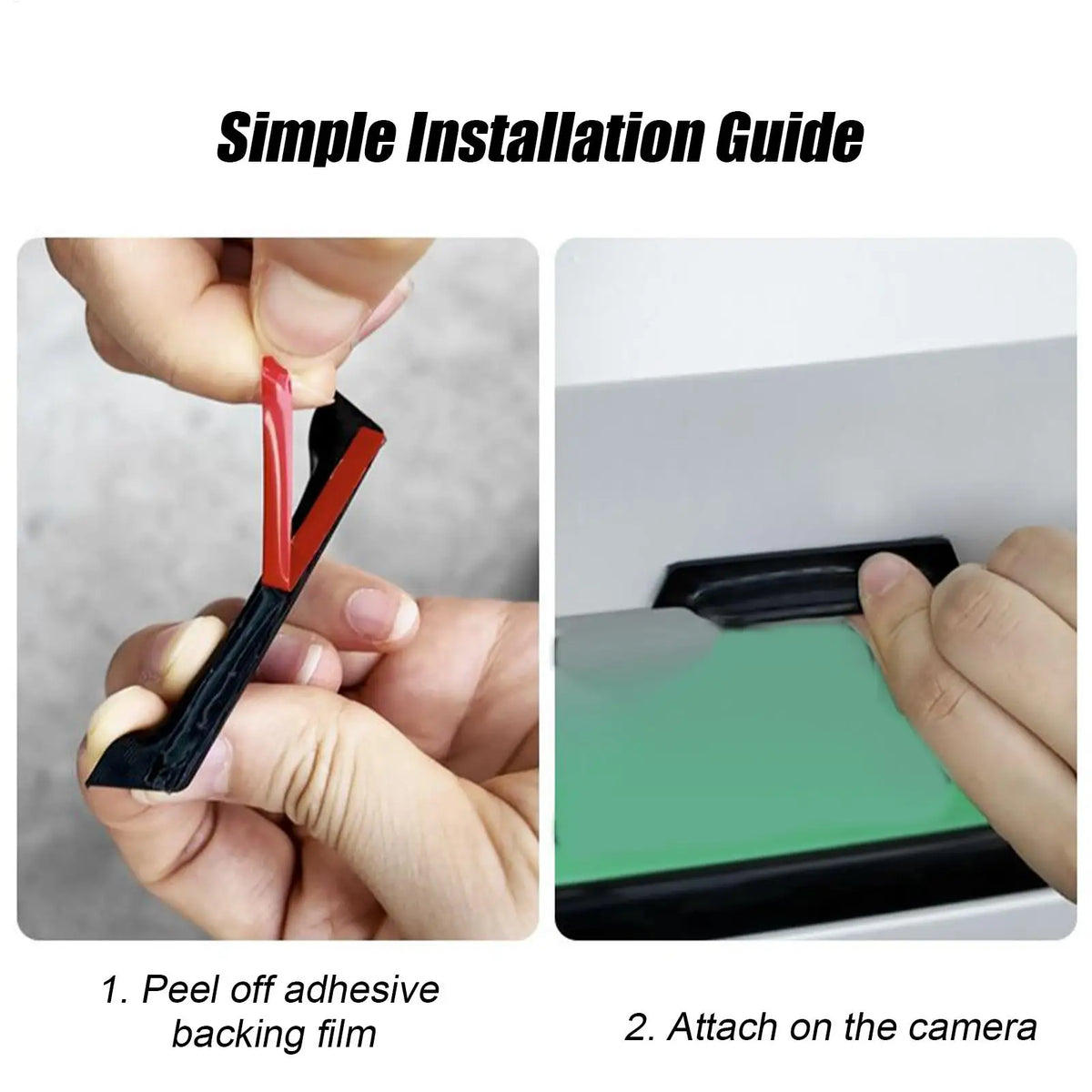 360 Degree Car Rear Camera Cover 1PC Rainproof Dust Shield Protection, Auto Safety additional angle