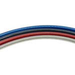 1/2/3/4/5M AN3 Motorcycle Braided PVC Stainless Steel PTFE Brake Line Hose | Universal close-up view