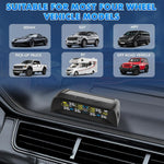 4/6 Sensors TPMS Tire Pressure Monitoring System | Solar Wireless Car Tire Pressure Mo close-up view