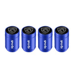 4Pcs Peugeot Logo Car Tyre Valve Caps | Aluminum Alloy Wheel Accessories for Peugeo additional angle