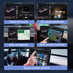 CarlinKit Wireless CarPlay Android Auto Adapter for Tesla Model 3 Y S X | Auto Connect close-up view