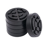 5pcs Round Rubber Arm Pads Lift Pad 120mm Rubber Jacking Pad Anti-Slipping For Auto Lift Car Truck Hoist Universal, 4-Post Lifts