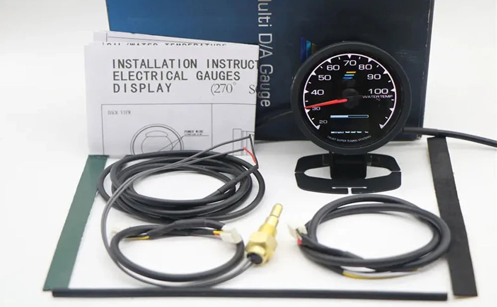 62mm GReddi LCD Digital Display Car Gauge | Oil Pressure, Temperature, Voltmeter & Bo alternate view