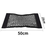 Car Trunk Mesh Organizer Car Tail Storage Net Seat Back Pocket Universal Trunk Bag Aut close-up view