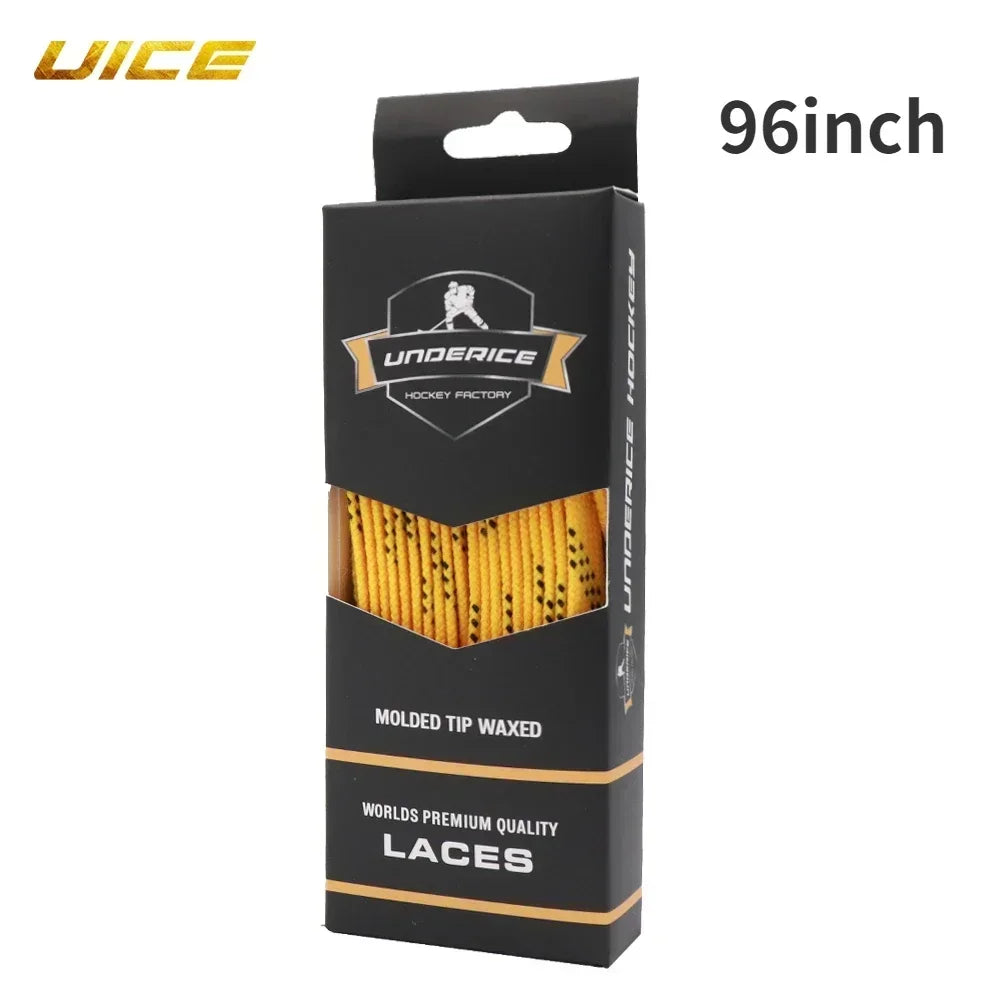 UICE Ice Hockey Shoelaces Box-Packed Ice Hockey Skate Laces 84/96/108/120in Dual La additional angle