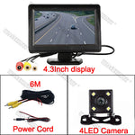 Easy Installation 4.3Inch or Rear View Camera Monitor Screen Reversing Camera for Car Pa detail view