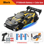 RC Drift Car 4WD Remote Control High Speed Racing Vehicle with LED Lights 2.4GHz Radio 4 detail view