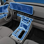 Kia Carnival 2021-2024 Dashboard and Navigation Screen Protection Film | Transparent Anti-Scratch PP