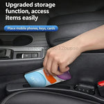 2PCS Car Storage Strips Seat Crevice Storage Box Car Seat Gap Filler Between Seats Crevice Interior Decoration Auto Accessories