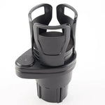 Car Cup Holder Expander with 360° Rotating Base