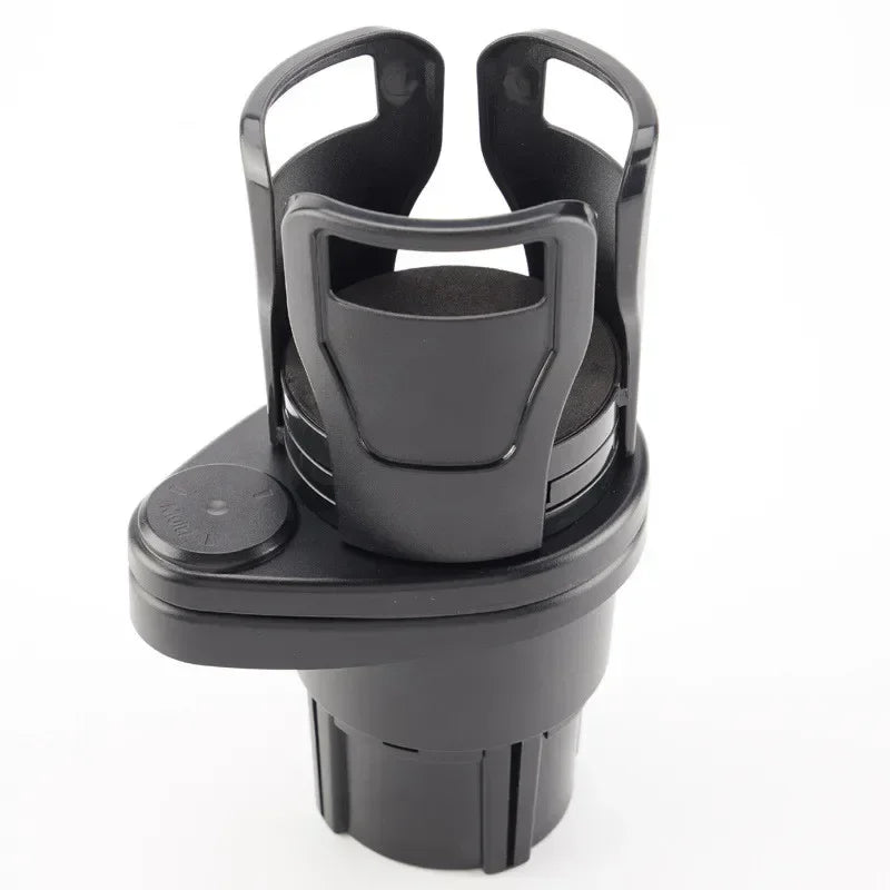 Car Cup Holder Expander with 360° Rotating Base