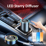 LED Starry Sky Car Diffuser 50ml Aroma Car Flavoring Cologne Air Freshener for Cars Ocean Fragrance Car Scent Air Perfume in Car