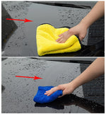 Microfiber Car Cleaning Towel for Washing and Drying lifestyle view