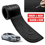 Universal Rear Bumper Guard PVC Rubber Protector Strip Car Trunk Door Sill Plate Protector For Bumpe