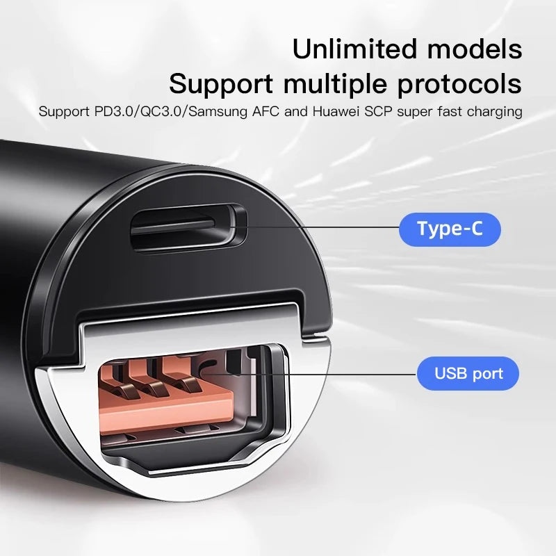 USB Car Charger with Data Cable | 3-in-1 Fast Charging Kit for Renault Models lifestyle view
