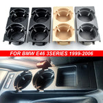 Double Hole Car Center Console Storage Box with Cup Holder | For BMW E46 1999-2006 lifestyle view