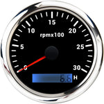 85mm Tachometer with LCD Hour Meter | 7 Color LED Backlight for Marine Boat Car lifestyle view