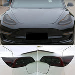 For Tesla Model 3 Y 2017-2023 TPU Blackened Headlight Taillight Foglight Protective Film Modificatio