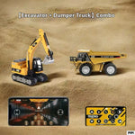 1:64 Metal Remote Control Engineering Car Set close-up view