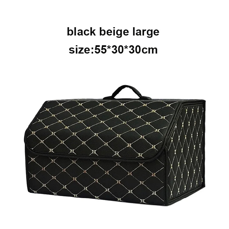 Car Trunk Organizer Box, Large Capacity, Auto Multiuse Tools, Storage Bag, Stowing, T lifestyle view