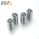 MINI Wheel Valve Caps Set of 4 | For Cooper S One JCW Countryman Clubman All Models close-up view