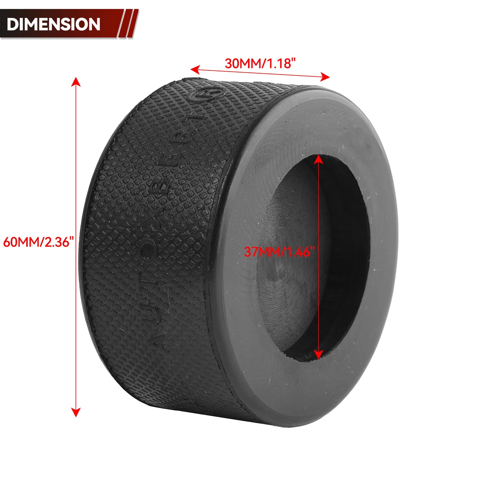 Universal Bottle Jack Rubber Pad Anti-slip Adapter Support Block Car Lift Tool For 10 close-up view