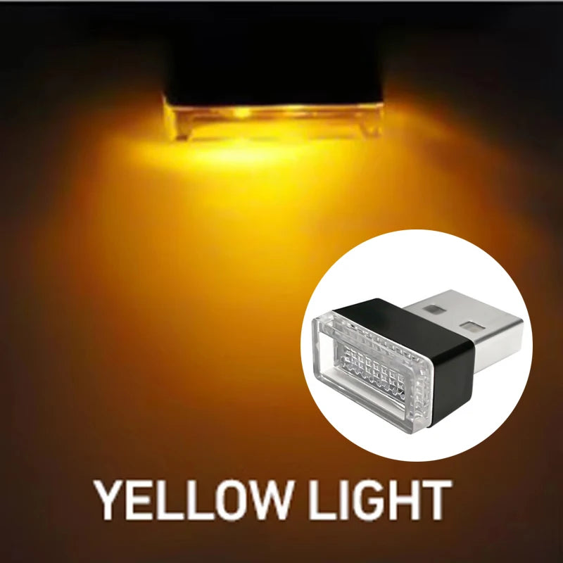 Car LED Light USB Mood Lamp Atmosphere Light Auto Interior Plug and Play Decoration Lamp detail view