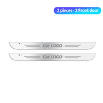 New LED Welcome Pedal Car Scuff Plate Pedal Door Sill Pathway Light For Ford ST Line F close-up view