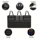 Organizer for Car SUV Truck rear seat backrest hanging bags Backseat net bags car sto lifestyle view