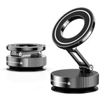 Foldable Magnetic Phone Holder | 360° Adjustable Vacuum Car Mount for Car, Desk, Bathr close-up view