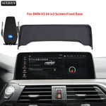 Car Phone Holder Screen Mount Dedicated Base In Car Mobile Support For BMW X3 ix3 X4 G01 G02 Portable Navigation Phone Holder