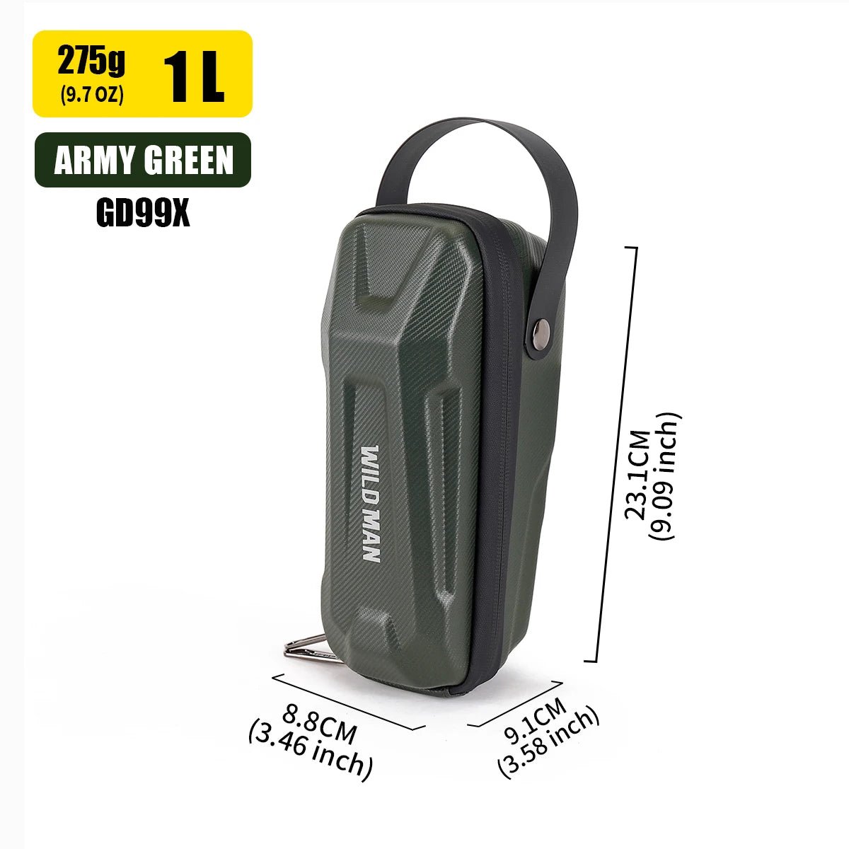 WILD MAN Anti-Theft Electric Scooter Bag Bike Front Fork Pouch Quick Release Hard She lifestyle view