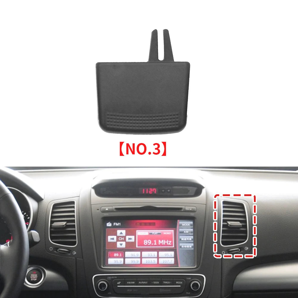 Front AC Air Conditioning Vent Outlet Tab Clip Repair Kit for Kia Sorento 2011-2018