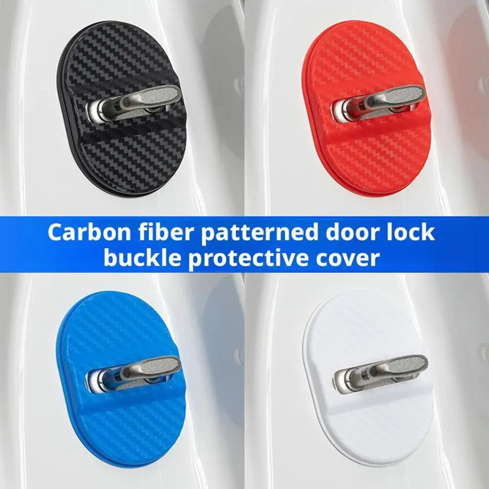 Car Door Lock Protective Cover 4PCS Self-Adhesive additional angle